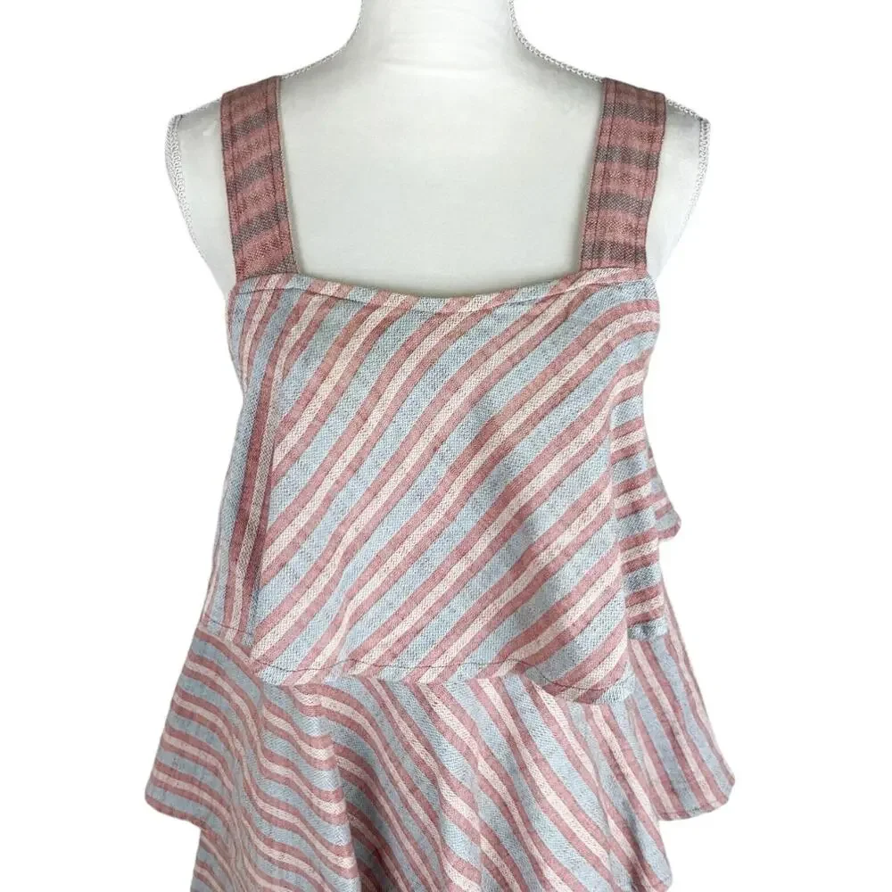 Ace & Jig Simone Tent Dress Dune Artisan Textile Boho Earthy Minimalist Size XS - Picture 7 of 9